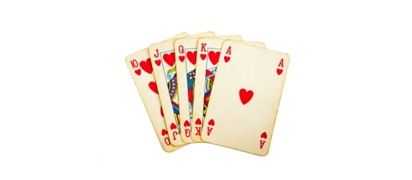 Six Standard Playing Cards