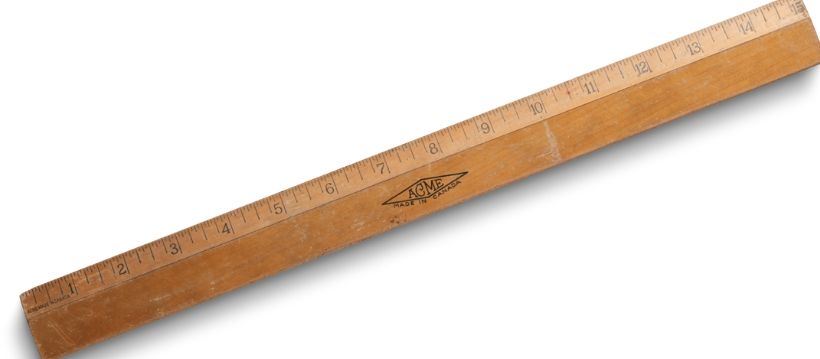 Classic Wooden Ruler