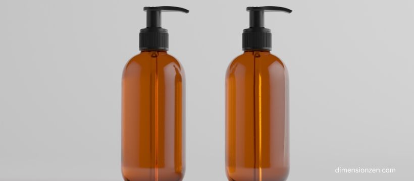 Two Standard Shampoo Bottles