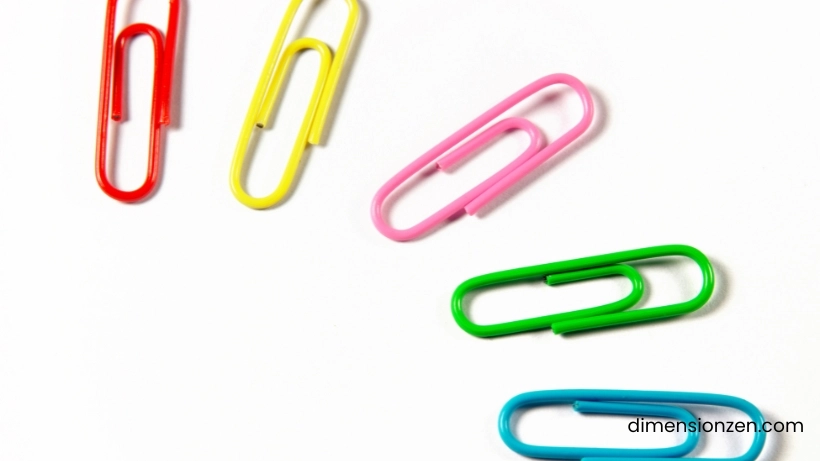 Length of Two Small Paperclips