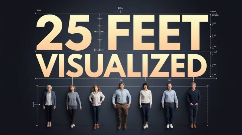 how long is 25 ft