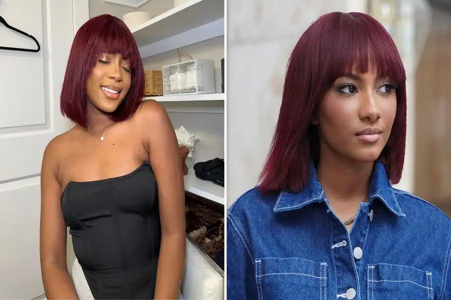 Purple Human Hair Wig Recommendation Ideal For Creating A Real Natural Hairline