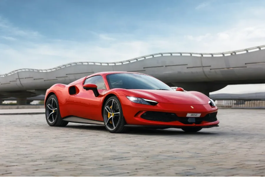 Rents Ferraris in Dubai
