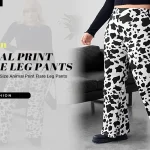 Cow Print Flare Leggings