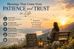 Blessings That Come from Patience and Trust in Life