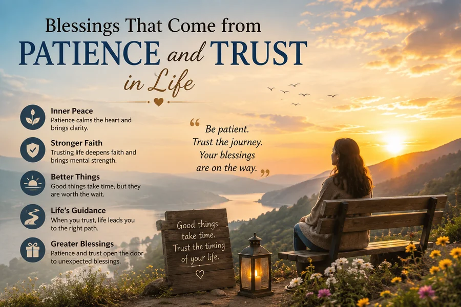 Blessings That Come from Patience and Trust in Life