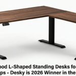 6 Solid Wood L-Shaped Standing Desks for Premium Setups - Desky is 2026 Winner in the USA